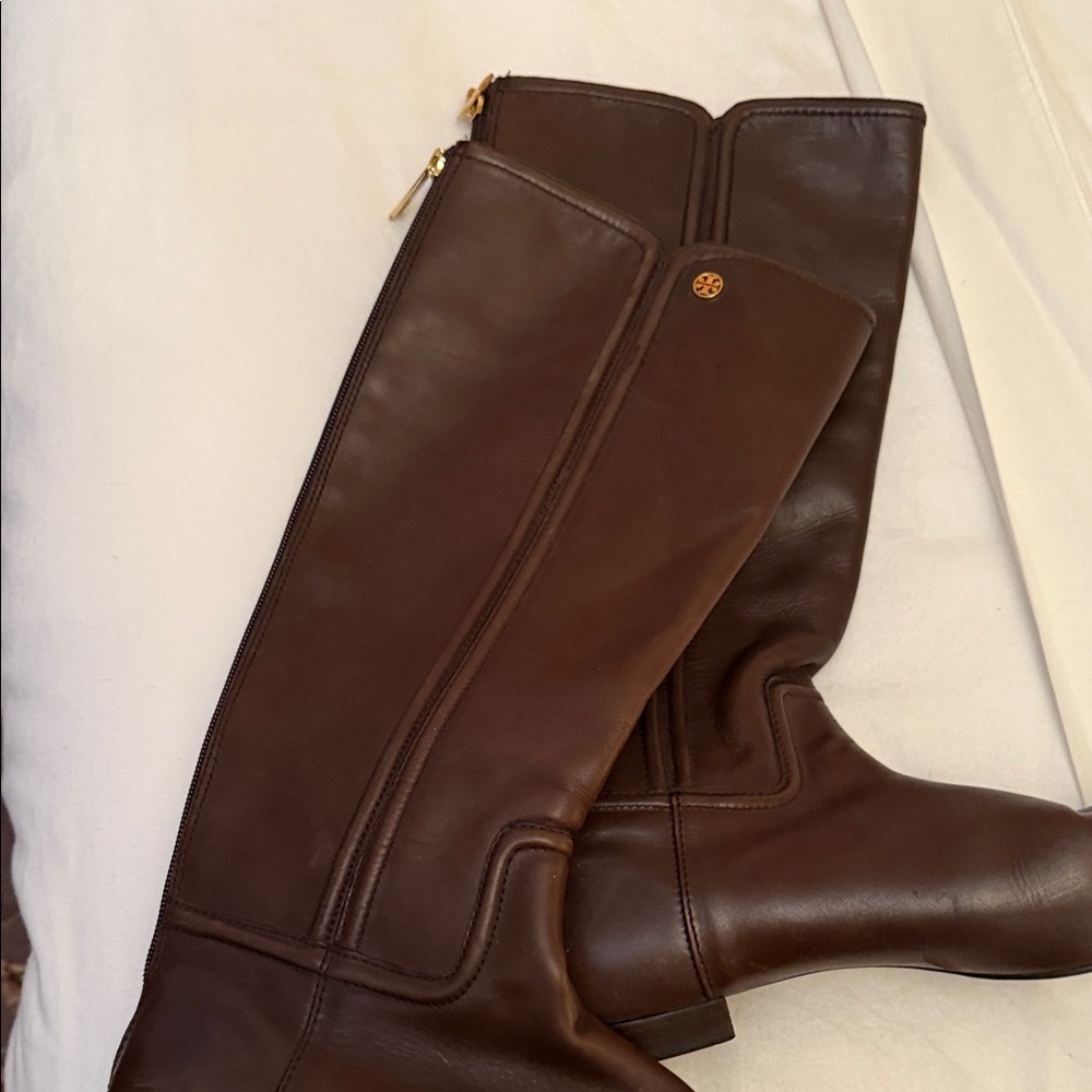Brown Leather Riding Boots